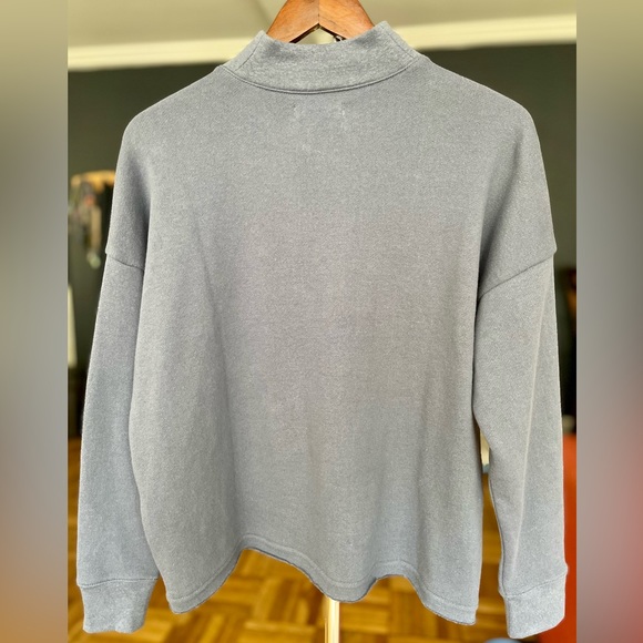 NWT Madewell Hemp Cotton Mock Neck Sweatshirt - Size XS - Picture 2 of 4